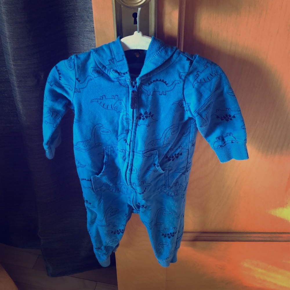 Carters Boys 6month Long-sleeve Romper